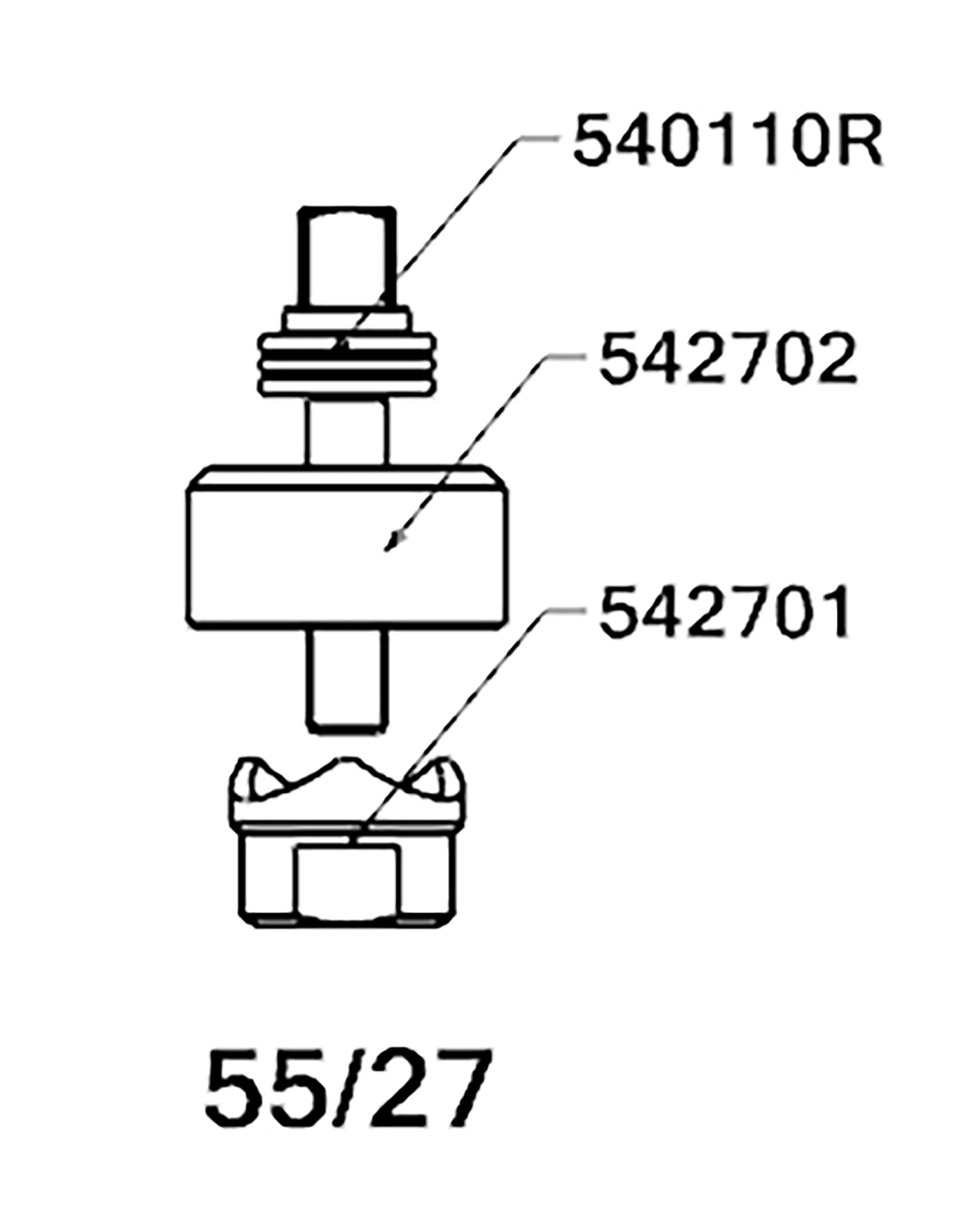 PERFORADOR REDONDO PARA CHAPA  CON RODAMIENTO FORZA SERIE 55